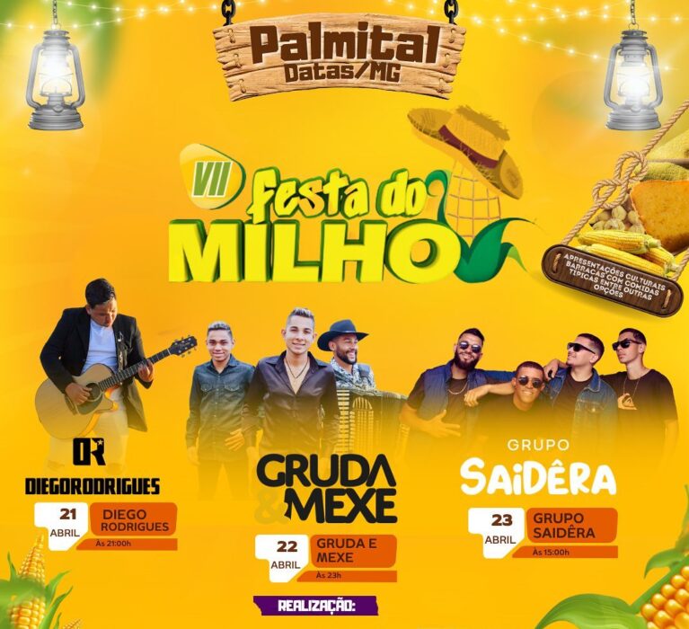 Depois de 3 anos, festa do milho, retorna em sua 7ª edição.Venha se divertir conosco!